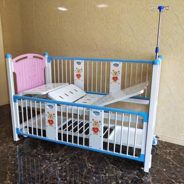 LK-A9柵欄式豪華雙搖兒童護(hù)理床(圖1)